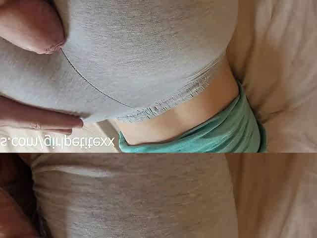Stepsister doesn't Mind Me Rubbing and Playing with Her Round Butt