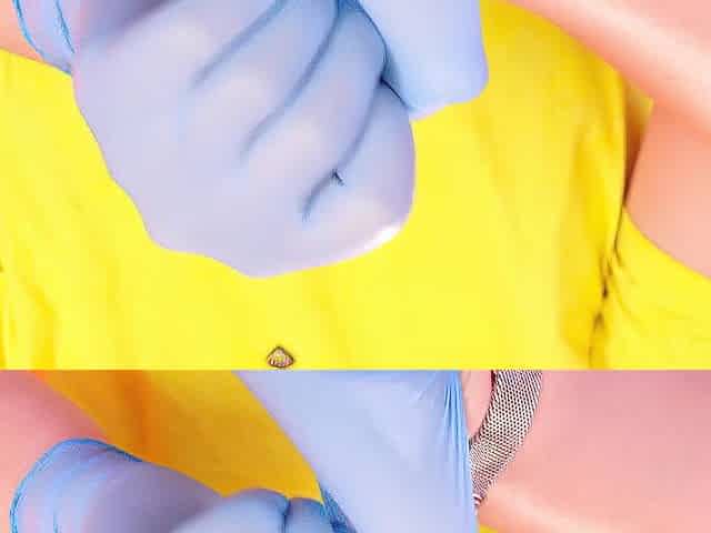 Asmr Clip with Medical Nitrile Gloves
