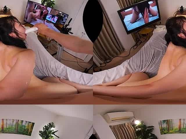 Delightful Japanese teen VR breathtaking adult video