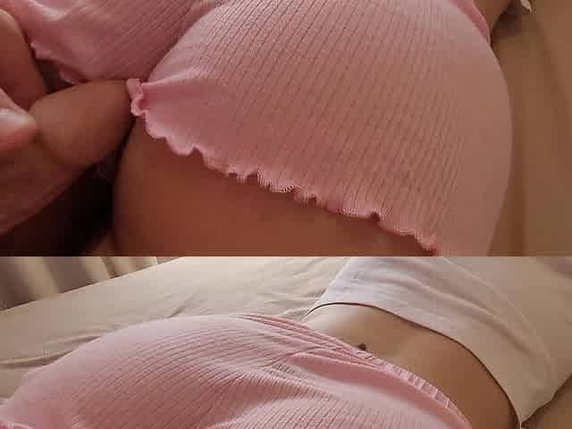 I Let Stepbrother RUB His Wang against My Large Booty after Teasing Him