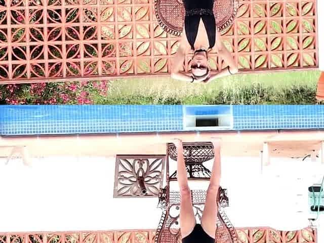 Small-Titted Brunette Amateur Blowjob by the Pool