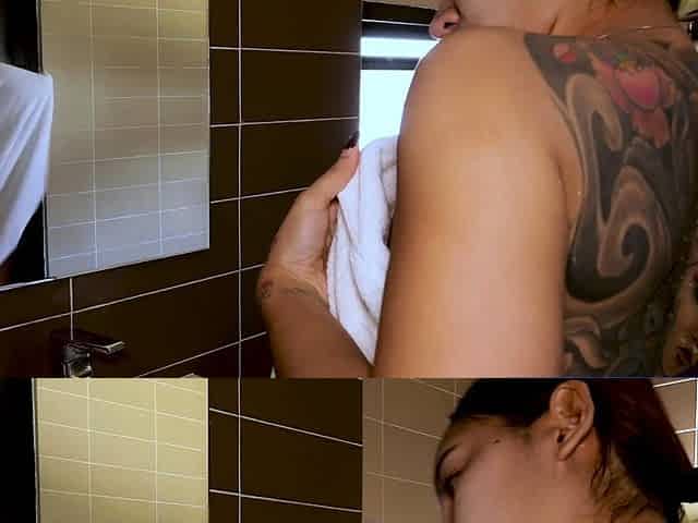 Huge boobs Thai MILF hooker sex in POV
