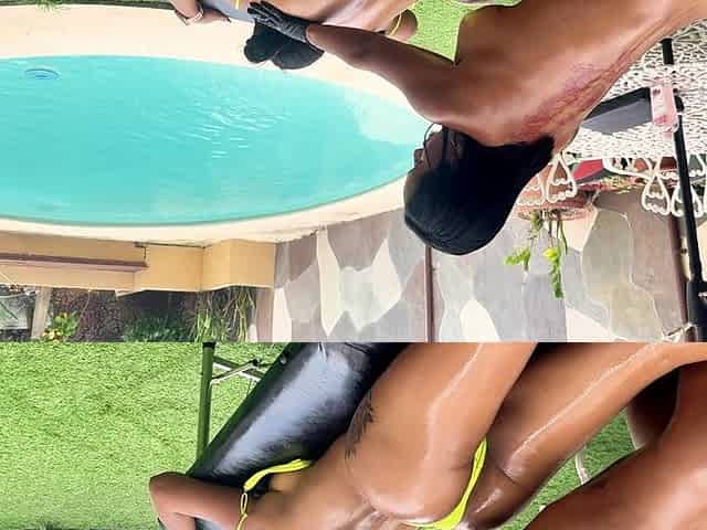 Sensual Poolside Massage Ignites Lesbian Passion / Leyne Rodriguez