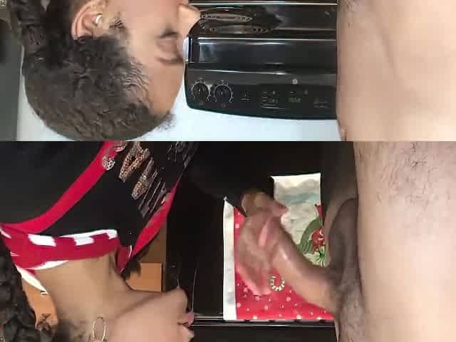 Pigtailed Ebony Teen 18+ With Big Hooters Has A Passion For Cock