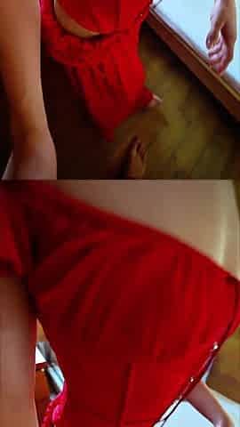Small Colombian beauty twerking on a hard knob during the time that glamping!!