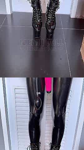 Femalemask latex dress Solo