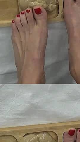 My Beautiful Feet Are Playing with Pudding