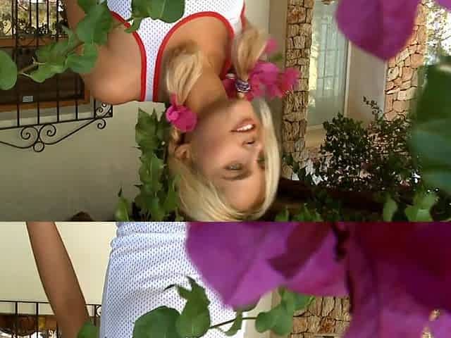 Cute blondie hot erotic solo