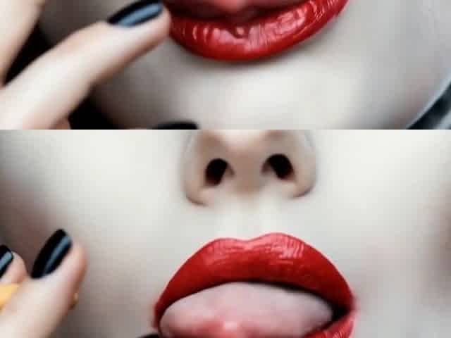Smoke Fetish Smokin' Cutie Red Lipstick Ai Video
