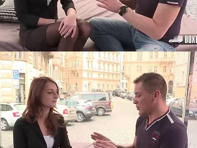 Katy Rose Getting A Taste Of Big Cock