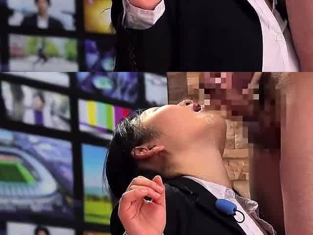 JAV Newscaster Cum Bukkake