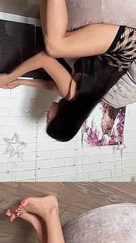 Barefoot Tease, Then High Heels Come on