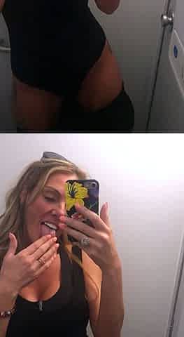 Fiery mature amateur busty blonde solo pussy toying