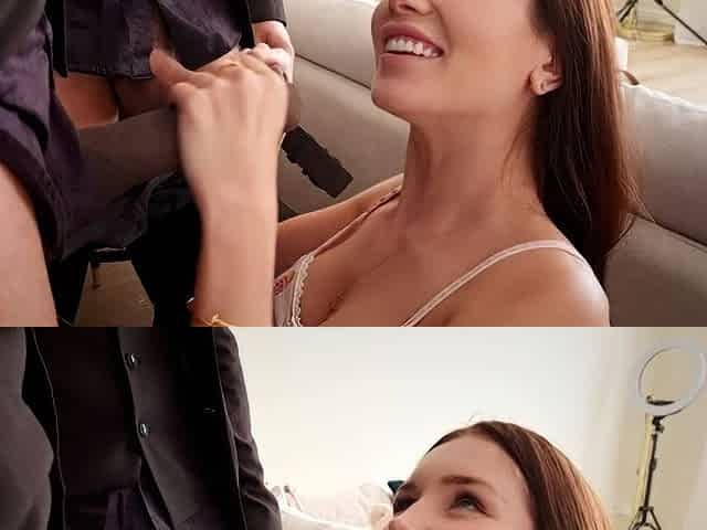 Brunette Bombshell Mary Rock Takes Intense Hardcore