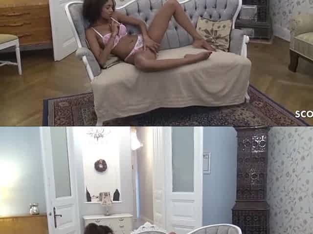 Black Teen Hooker Luna Corazon no Cum drum Creampie Ooze Sex
