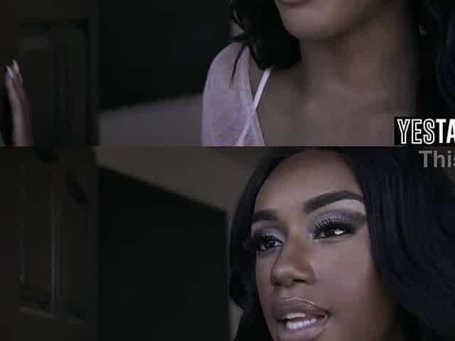 Large booty ebony hottie lets large wang loser ex boyfriend rail her one final time