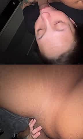 Sucking and Fucking Big Black Cock