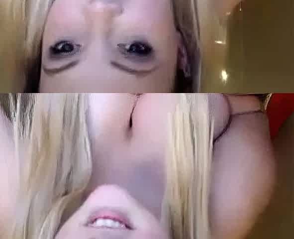 Black Dildo Makes Abby Cum Hard