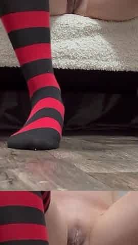 Giantess Stepsister Humiliates Tiny Toy Car, Steps on It and Masturbates While Stomping on It, Then Plays with It