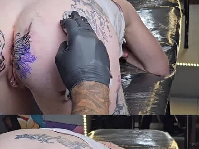 BEGINNING THE DAY WITH A CHANGE IN MY ANAL TATTOO two