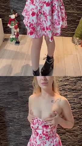 Beautiful Young Sexy Blonde Sucks Her Boyfriend