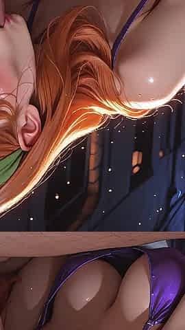 Daphne From Scooby-doo Serves a Cock of a Fat Old Daddy