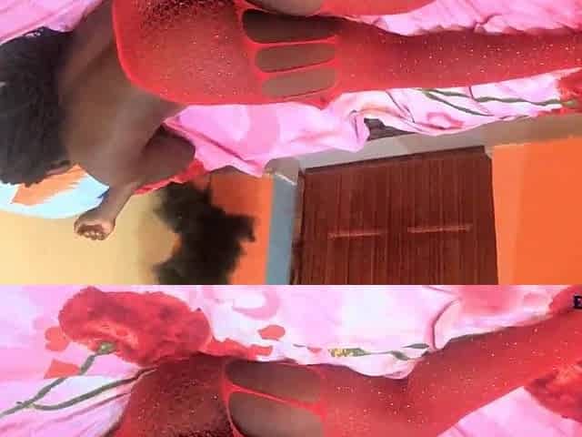 Ebonystar gets laid at home and gets a creampie