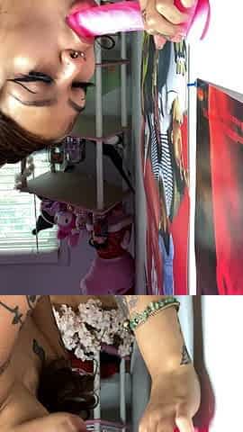 Amateur asian toyer toying at home