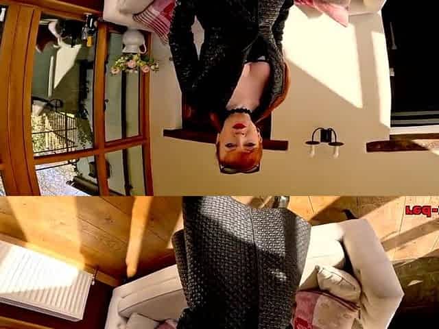 Breasty British redhead Red XXX is clothed to thrill