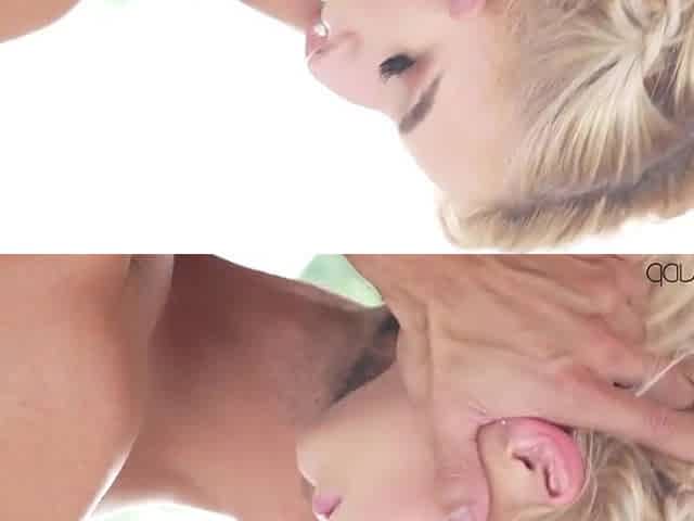 Dane Jones, Angelo Godshack And Sandra Bell - Shy Girl Takes Her First Big Cock