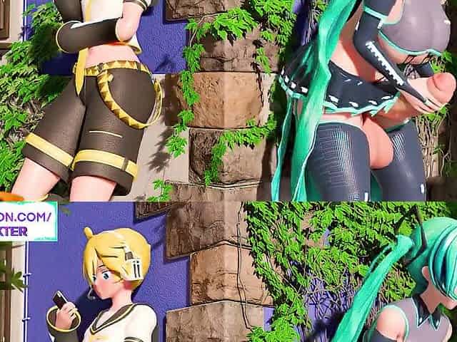 FUTA HATDSUNE MIKU ANAL SCREW AND CREAMPIE MANGA FUTANARI