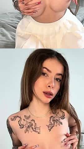 Adrianna Savu plays completely nude and wild - super hot