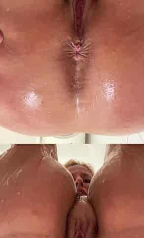 Hawt mother I'd like to fuck Shower Session With EvaEngel