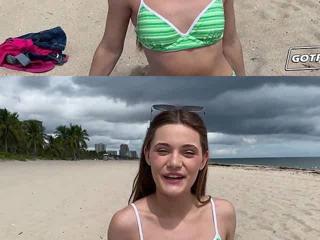 GOTFILLED Juniper Ren's beachy creampie finish