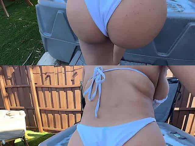 Vacation With Your Nympho GF Part 1- Large Boobed Gf Sucks And Titty Screws Your Schlong In The Hawt Tub