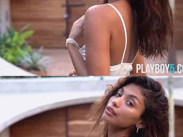 Tiny latin chick teen from Mexico exposes her super constricted and hawt body for Playboy