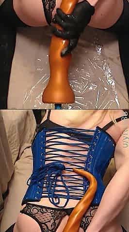 Depth play with slinky vibrator