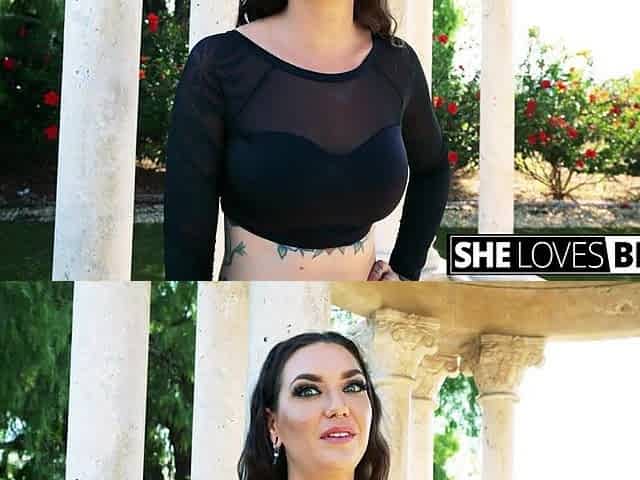 Inked Rocky Emerson Flaunts Her Hairless Vagina In A Public Spot