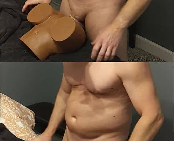 BaldDaddy Demon guy slaps around large ebony butt and beats twat with BWC!!! BaldDaddy2