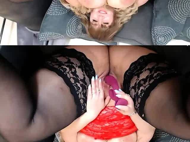 Fat BBW with big boobs masturbating and squirtin on cam