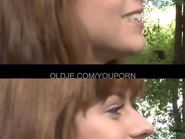 Old farts enjoyable lewd babe in the woods
