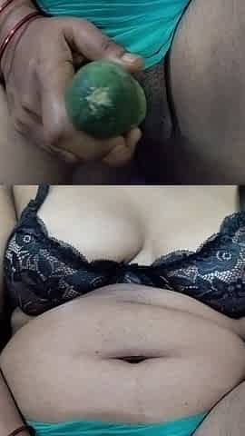 Home Alone Masturbating Cucumber