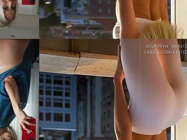 Flawless Golden-haired Ass Compilation - AI Generated