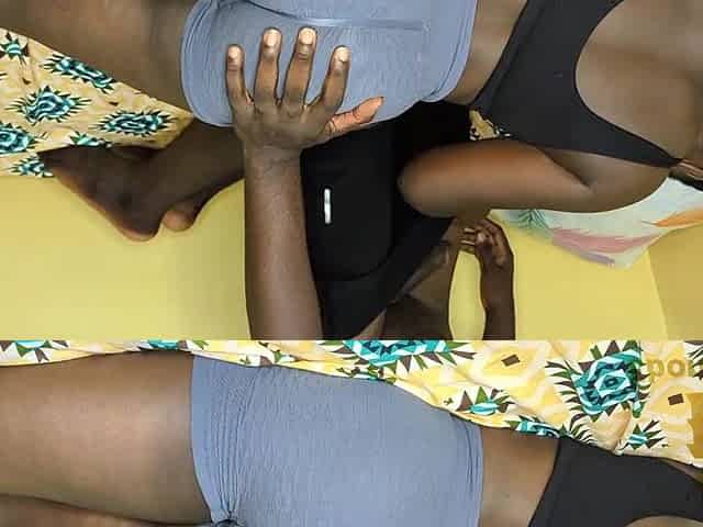 The maid with the thick butt was lying on my couch; I could imagine what that babe desired.