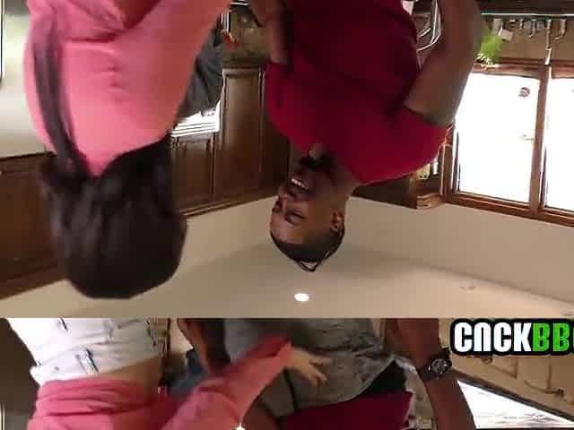 Cuck Supplicates Ebony Buddy To Anal Fuck Wife