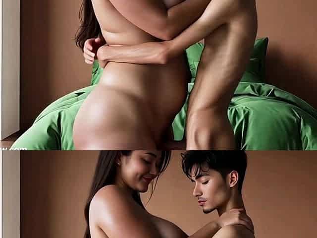 Busty Asian MILF Gets Pounded Hard by Muscular Lover