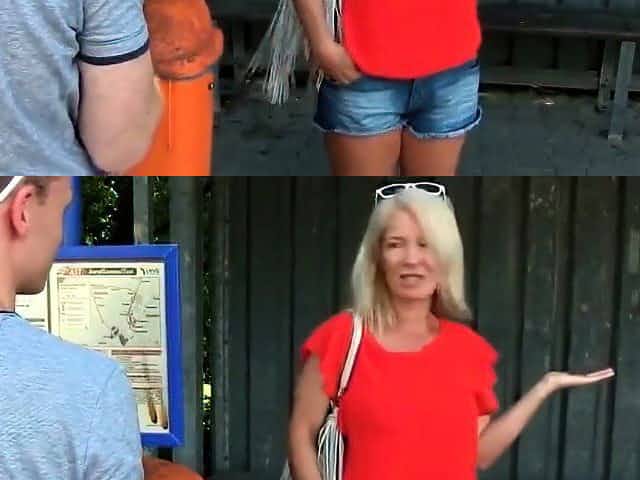 Deutscher Fan Fick Porno mit gblonder Pornomilf