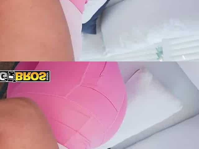 BANGBROS - QueenRogueXXX's Curvy Body And Ballsy Moves Make Housework Unforgettable For Sheem