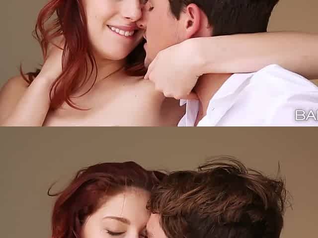 Perverted redhead stunner filthy X-rated clip