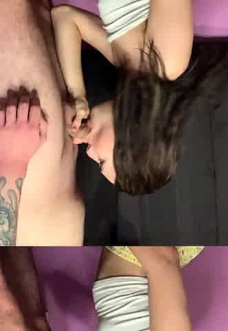Amateur Teen Snapchat Cumshot Blowjob Compilation